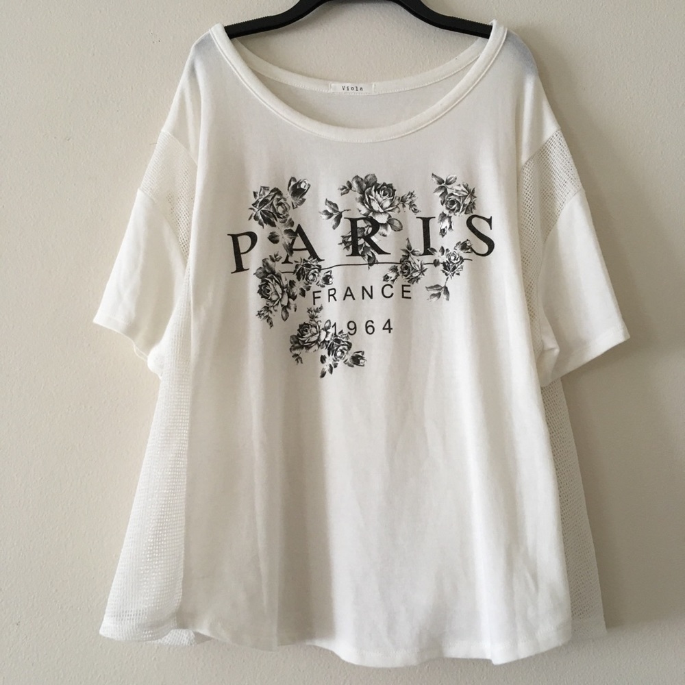 Paris Oversized short sleeve Shirt
